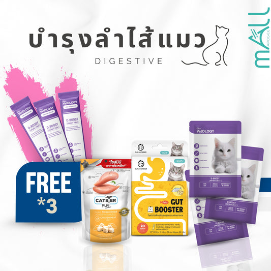 ชุดรักทุกวันขั้นพื้นฐาน|กินดี ขับถ่ายดี หลับสบาย(แมว)