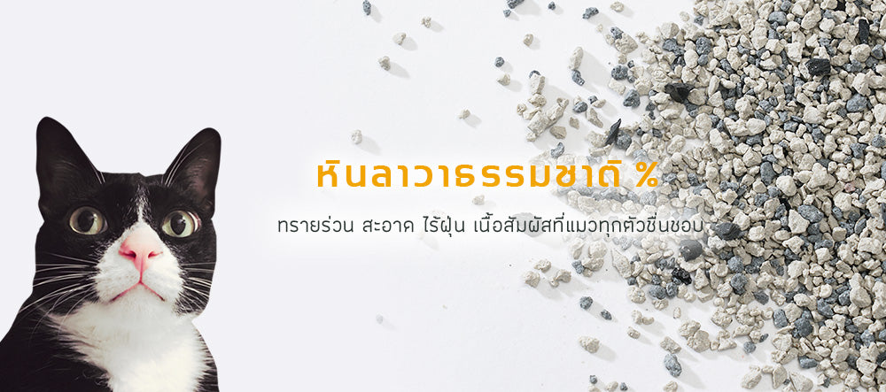 Pre Order-ทรายแมว ไต้หวัน ซัน วันเดอร์ Sun Wonder หินลาวา 1 ถุง / 5 ลิตร (4 กก.)