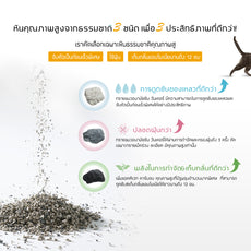 Pre Order-ทรายแมว ไต้หวัน ซัน วันเดอร์ Sun Wonder หินลาวา 1 ถุง / 5 ลิตร (4 กก.)