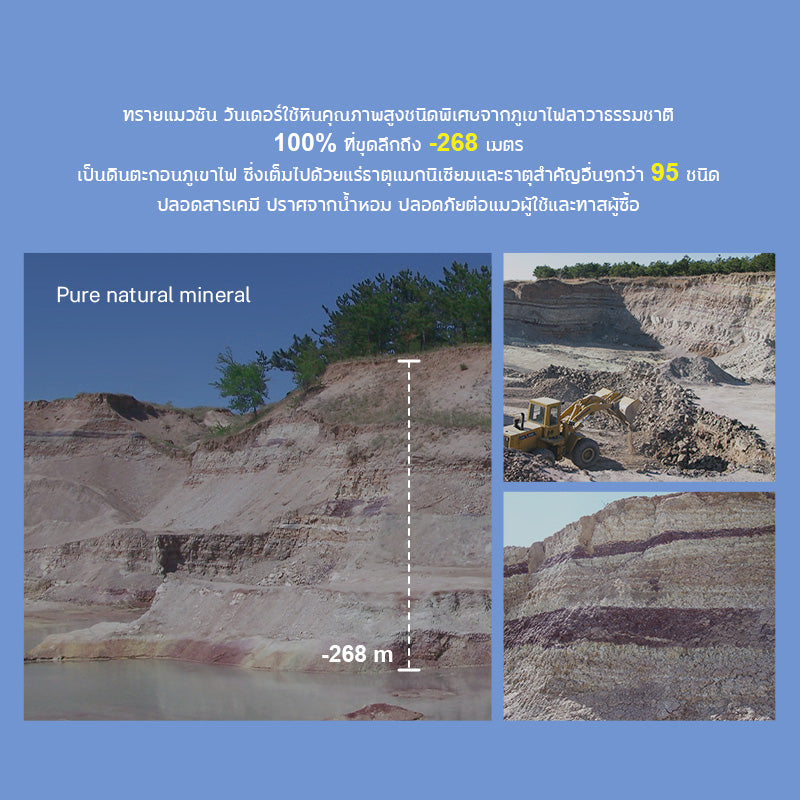 Pre order-ทรายแมว ไต้หวัน Sun Wonder SUPER MiXUP หินลาวา สูตรปลอดกลิ่นไร้ฝุ่น 1 ถุง / 5 ลิตร (4 กก.)